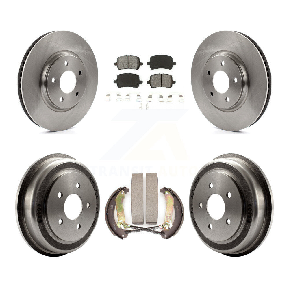 [Avant + Arrière] Kit de Disque et plaquette (semi-métallique) de frein pour Chevrolet Malibu K8S-103620