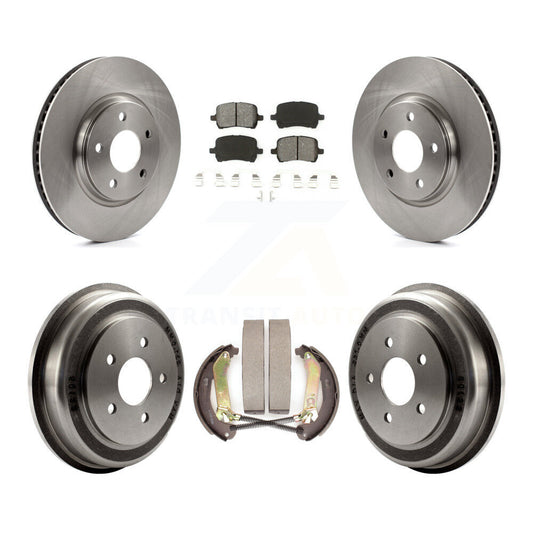 [Avant + Arrière] Kit de Disque et plaquette (semi-métallique) de frein pour Chevrolet Malibu K8S-103620