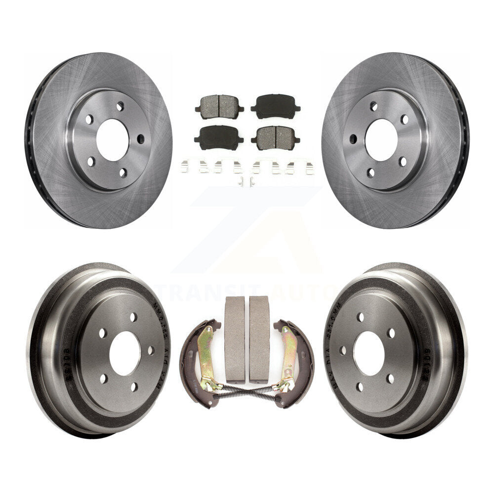 [Avant + Arrière] Kit de Disque et plaquette (semi-métallique) de frein pour Chevrolet Malibu K8S-103621