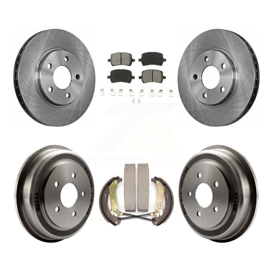 [Avant + Arrière] Kit de Disque et plaquette (semi-métallique) de frein pour Chevrolet Malibu K8S-103621