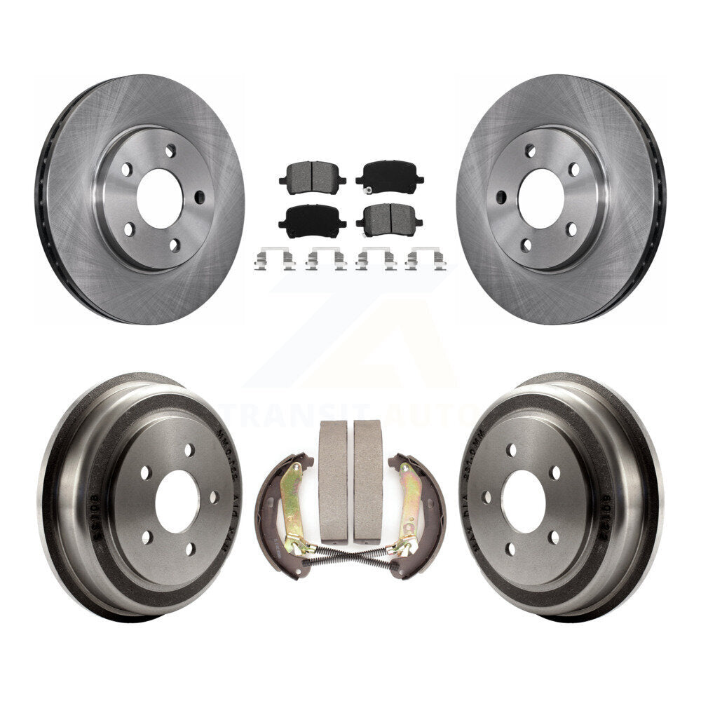 [Avant + Arrière] Kit de Disque et plaquette (semi-métallique) de frein pour Chevrolet Malibu K8S-103622