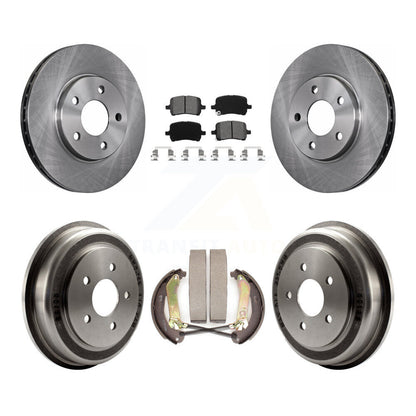 [Avant + Arrière] Kit de Disque et plaquette (semi-métallique) de frein pour Chevrolet Malibu K8S-103622