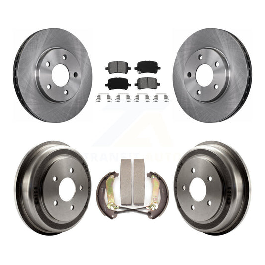 [Avant + Arrière] Kit de Disque et plaquette (semi-métallique) de frein pour Chevrolet Malibu K8S-103622