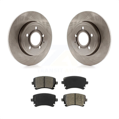 [Arrière] Kit de Disque et plaquette (semi-métallique) de frein pour 2008 Audi A4 Quattro avec 300mm Diameter Rotor K8S-103628 par Transit Auto