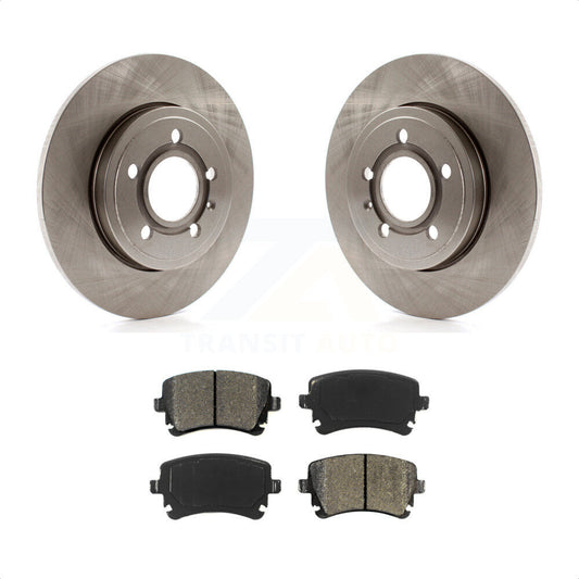 [Arrière] Kit de Disque et plaquette (semi-métallique) de frein pour 2008 Audi A4 Quattro avec 300mm Diameter Rotor K8S-103628 par Transit Auto