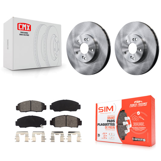 [Avant] Kit de Disque et plaquette (semi-métallique) de frein pour Honda Accord K8S-103635