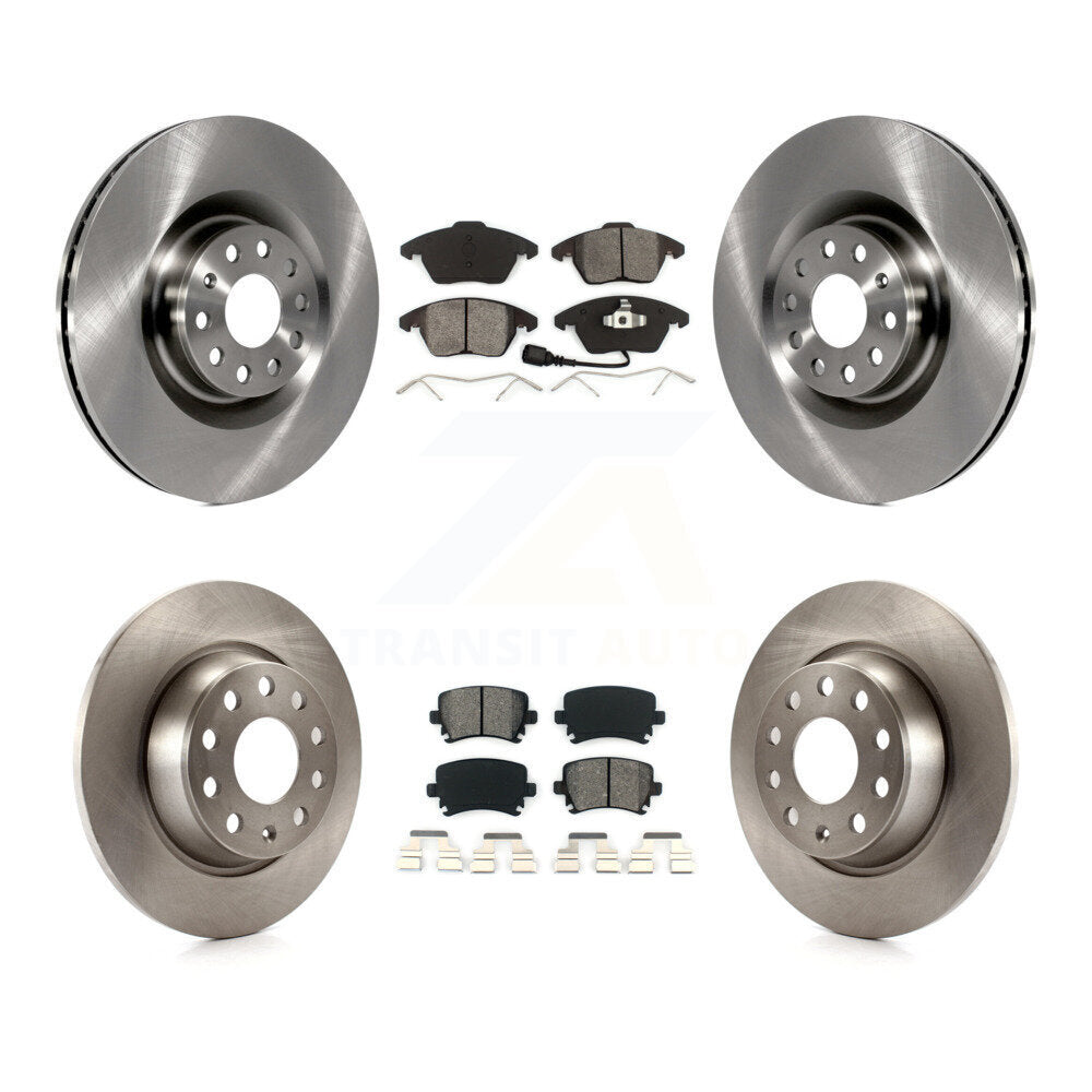 [Avant + Arrière] Kit de Disque et plaquette (semi-métallique) de frein pour Volkswagen CC K8S-103637