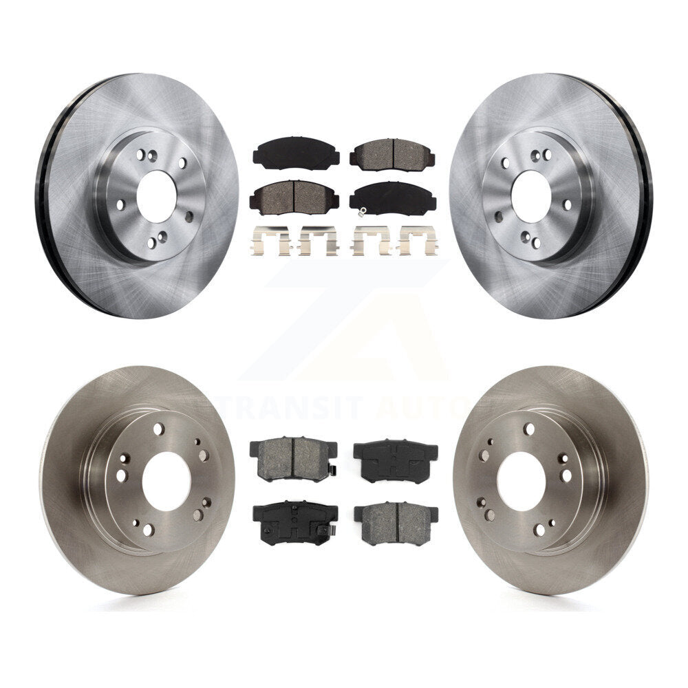 [Avant + Arrière] Kit de Disque et plaquette (semi-métallique) de frein pour Honda Accord K8S-103640