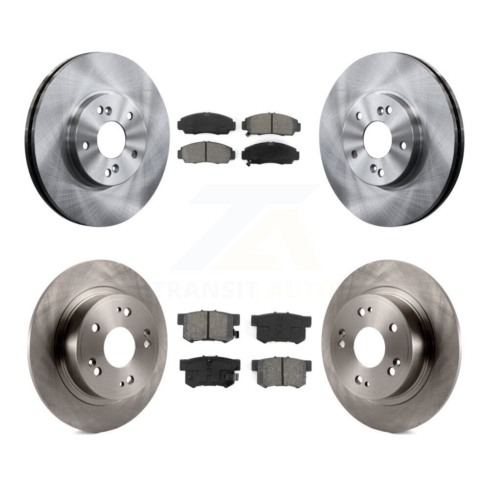 [Avant + Arrière] Kit de Disque et plaquette (semi-métallique) de frein pour 2006-2007 Honda Accord Hybrid avec 3.0L K8S-103641
