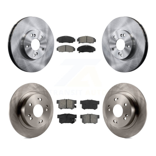 [Avant + Arrière] Kit de Disque et plaquette (semi-métallique) de frein pour 2006-2007 Honda Accord Hybrid avec 3.0L K8S-103641