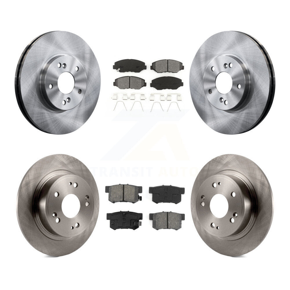 [Avant + Arrière] Kit de Disque et plaquette (semi-métallique) de frein pour 2005 Honda Accord Hybrid avec 3.0L K8S-103642