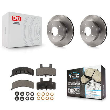 [Avant] Kit de Disque et plaquette (céramique) de frein pour 1990-2002 Chevrolet Astro GMC Safari AWD K8T-100004