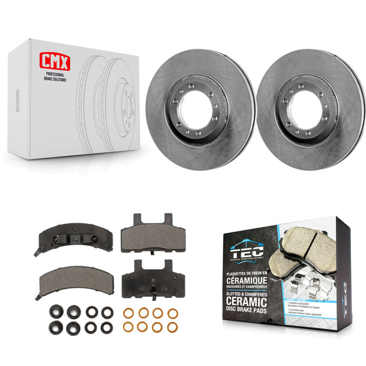 [Avant] Kit de Disque et plaquette (céramique) de frein pour Cadillac DeVille Fleetwood 60 Special Commercial Chassis K8T-100012