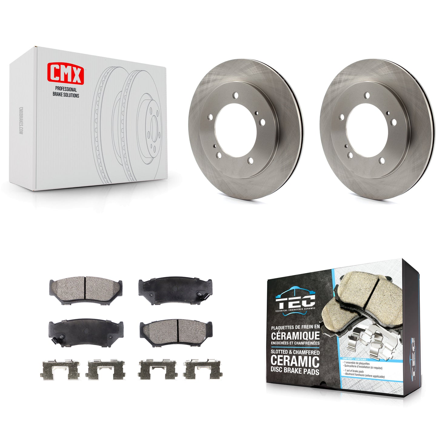 [Avant] Kit de Disque et plaquette (céramique) de frein pour 1999-2004 Chevrolet Tracker Suzuki Vitara K8T-100022