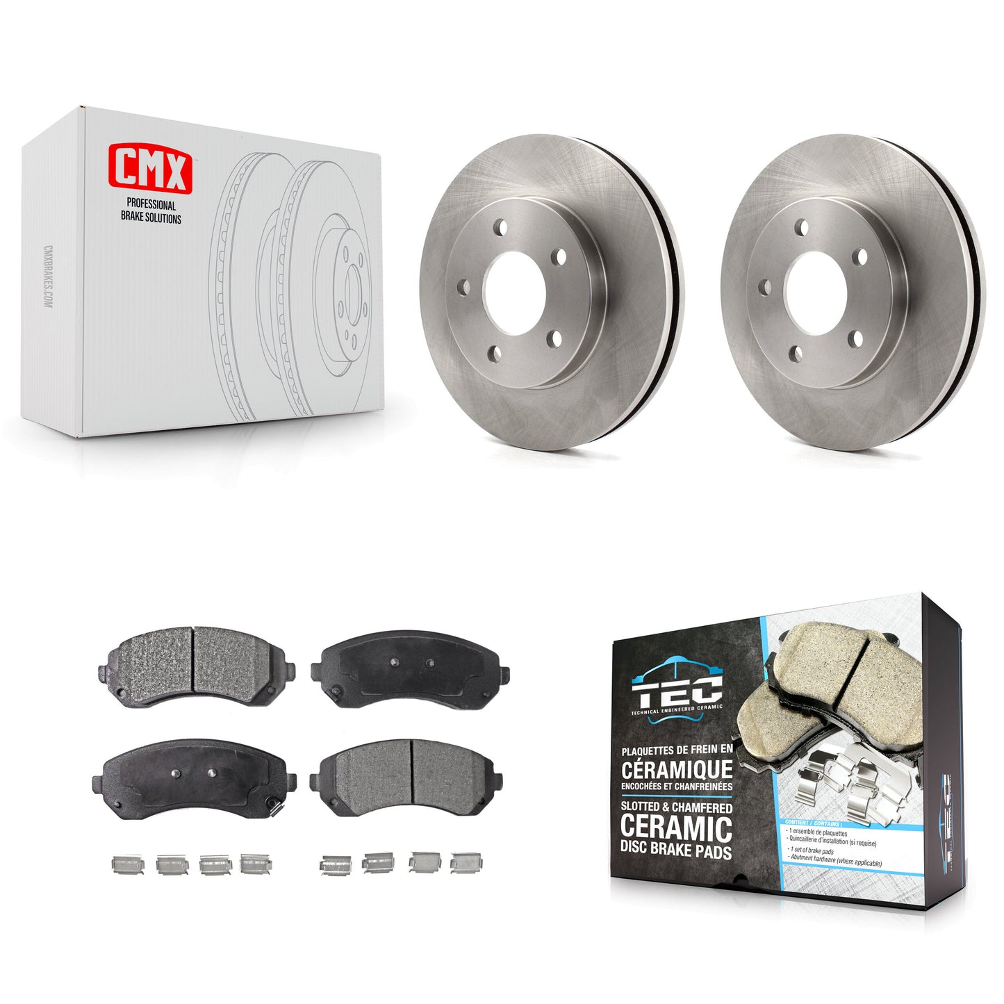 [Avant] Kit de Disque et plaquette (céramique) de frein pour Buick Rendezvous Pontiac Aztek K8T-100023