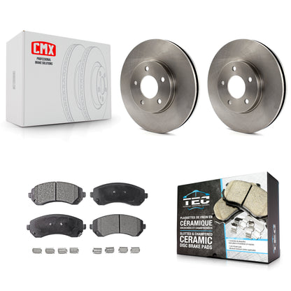[Avant] Kit de Disque et plaquette (céramique) de frein pour Buick Rendezvous Chevrolet Venture Pontiac Montana Aztek Oldsmobile Silhouette AWD K8T-100028