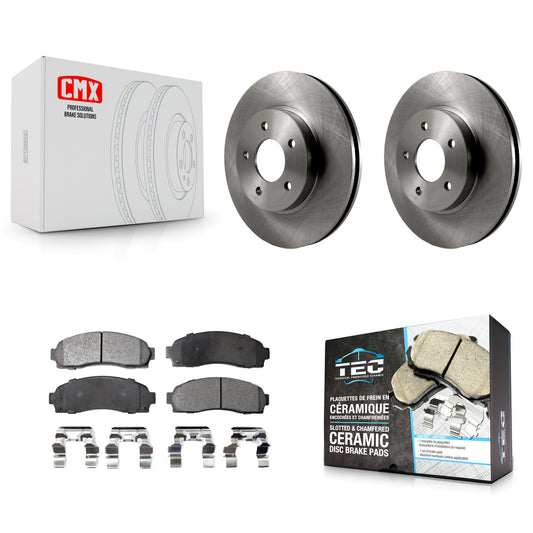 [Avant] Kit de Disque et plaquette (céramique) de frein pour Saturn Vue Chevrolet Equinox Pontiac Torrent K8T-100029