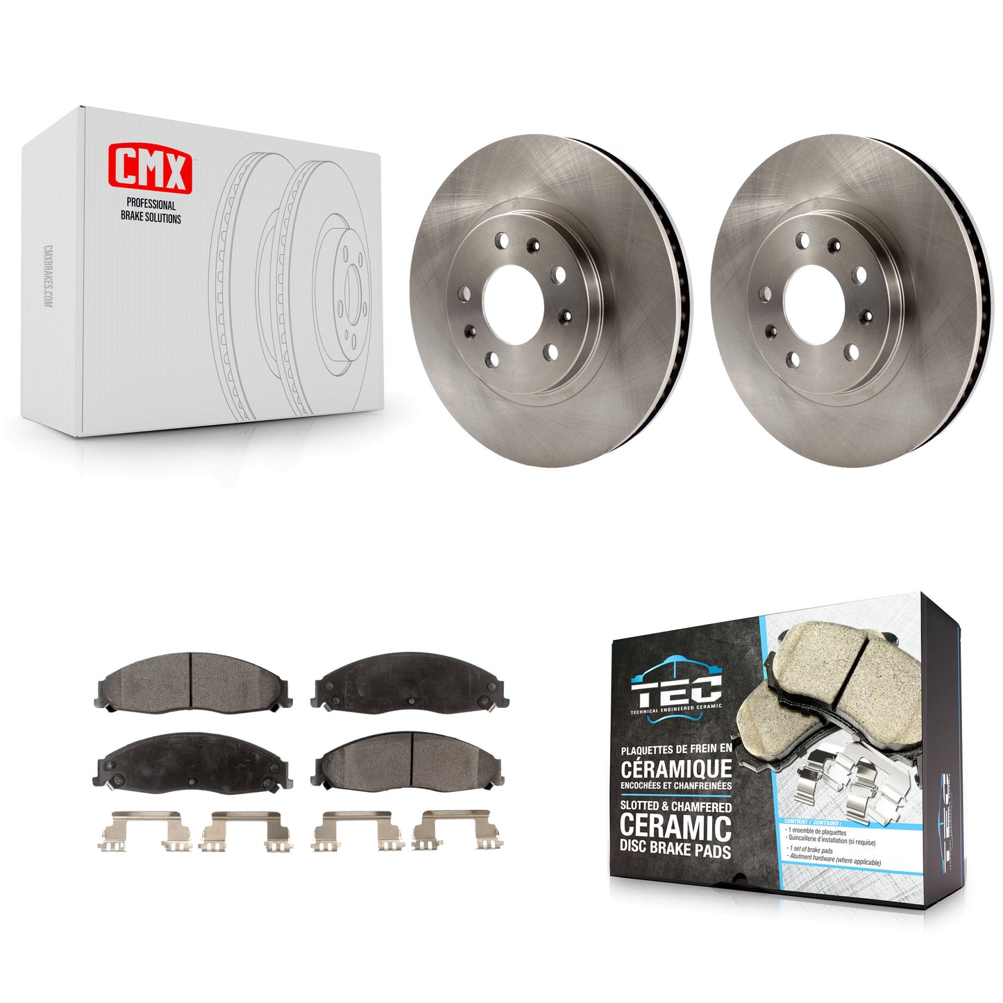[Avant] Kit de Disque et plaquette (céramique) de frein pour Cadillac CTS avec Standard Suspension K8T-100033
