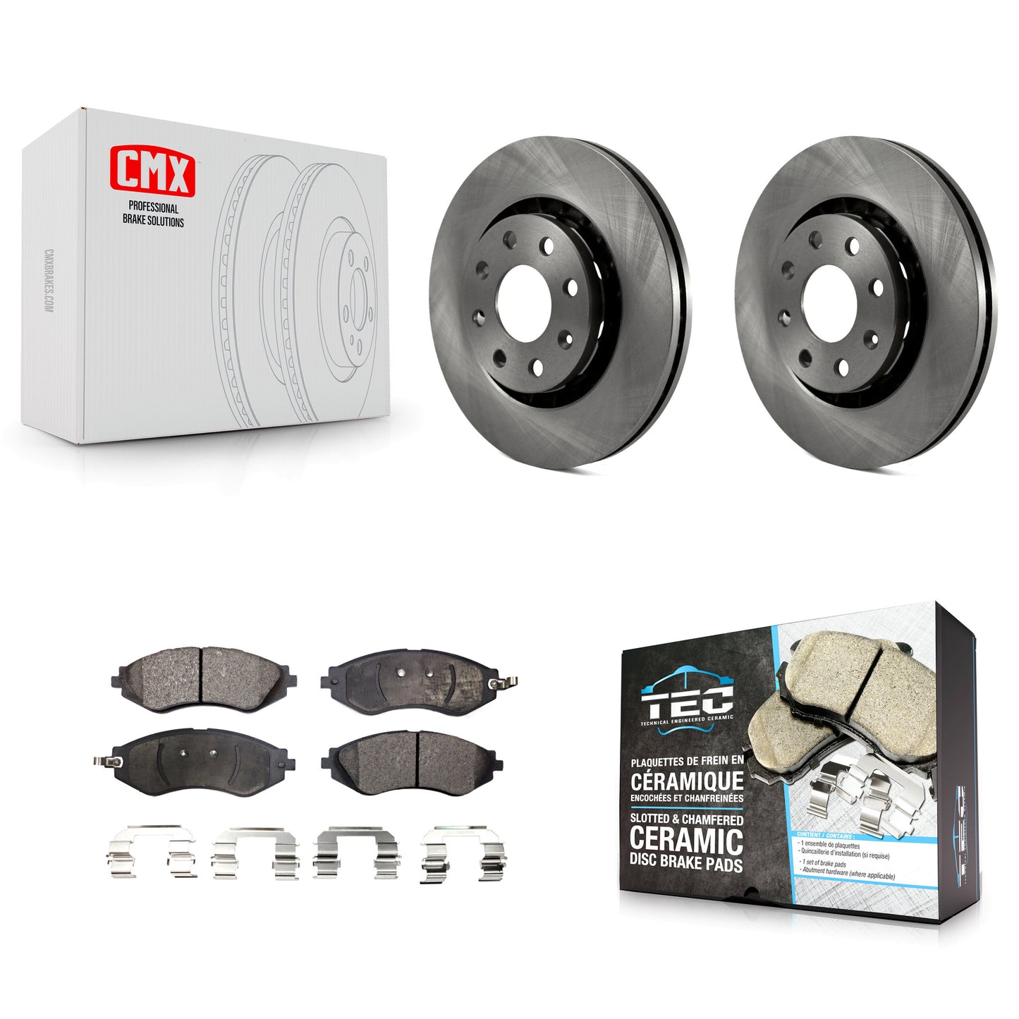 [Avant] Kit de Disque et plaquette (céramique) de frein pour Chevrolet Aveo Spark Aveo5 EV Pontiac G3 Daewoo Lanos Suzuki Wave Wave5 Swift+ K8T-100039