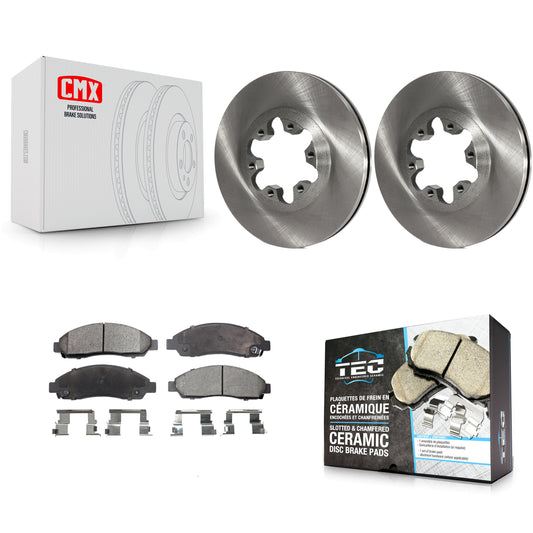 [Avant] Kit de Disque et plaquette (céramique) de frein pour Chevrolet Colorado GMC Canyon Isuzu i-290 i-280 i-370 i-350 K8T-100040