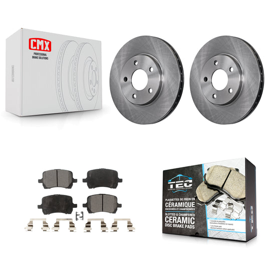[Avant] Kit de Disque et plaquette (céramique) de frein pour Chevrolet Malibu Pontiac G6 K8T-100042