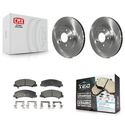 [Avant] Kit de Disque et plaquette (céramique) de frein pour Chevrolet Impala Buick Lucerne Limited Monte Carlo K8T-100057