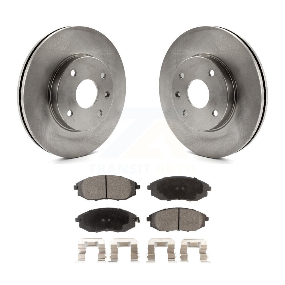 [Avant] Kit de Disque et plaquette (céramique) de frein pour 2004-2006 Suzuki Verona Chevrolet Epica K8T-100059 par Transit Auto