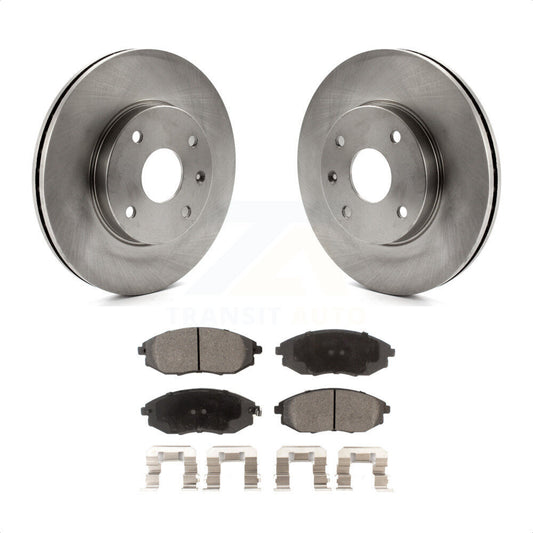 [Avant] Kit de Disque et plaquette (céramique) de frein pour 2004-2006 Suzuki Verona Chevrolet Epica K8T-100059 par Transit Auto
