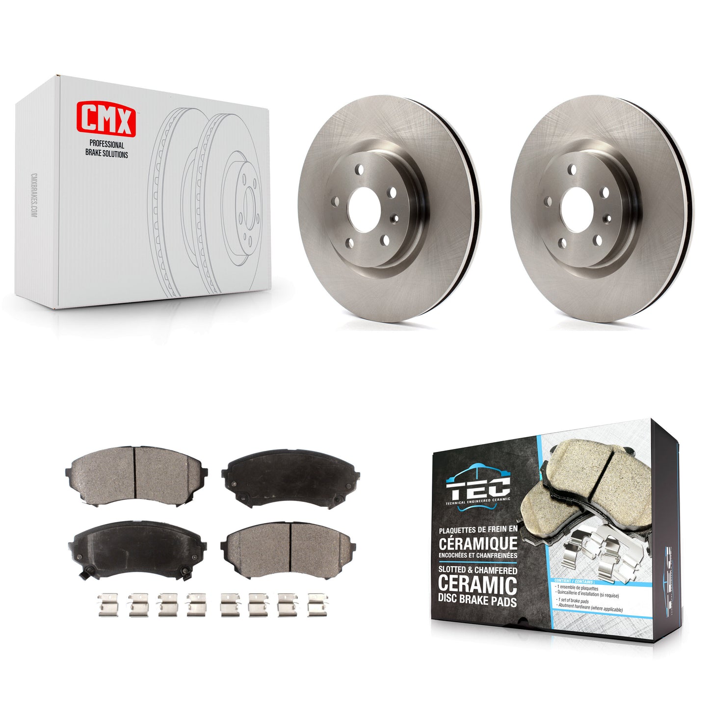 [Avant] Kit de Disque et plaquette (céramique) de frein pour Cadillac CTS K8T-100067