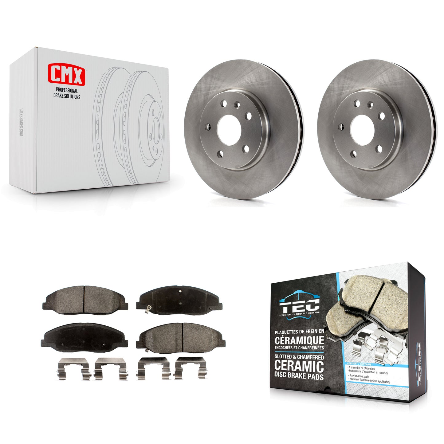 [Avant] Kit de Disque et plaquette (céramique) de frein pour Cadillac CTS K8T-100072