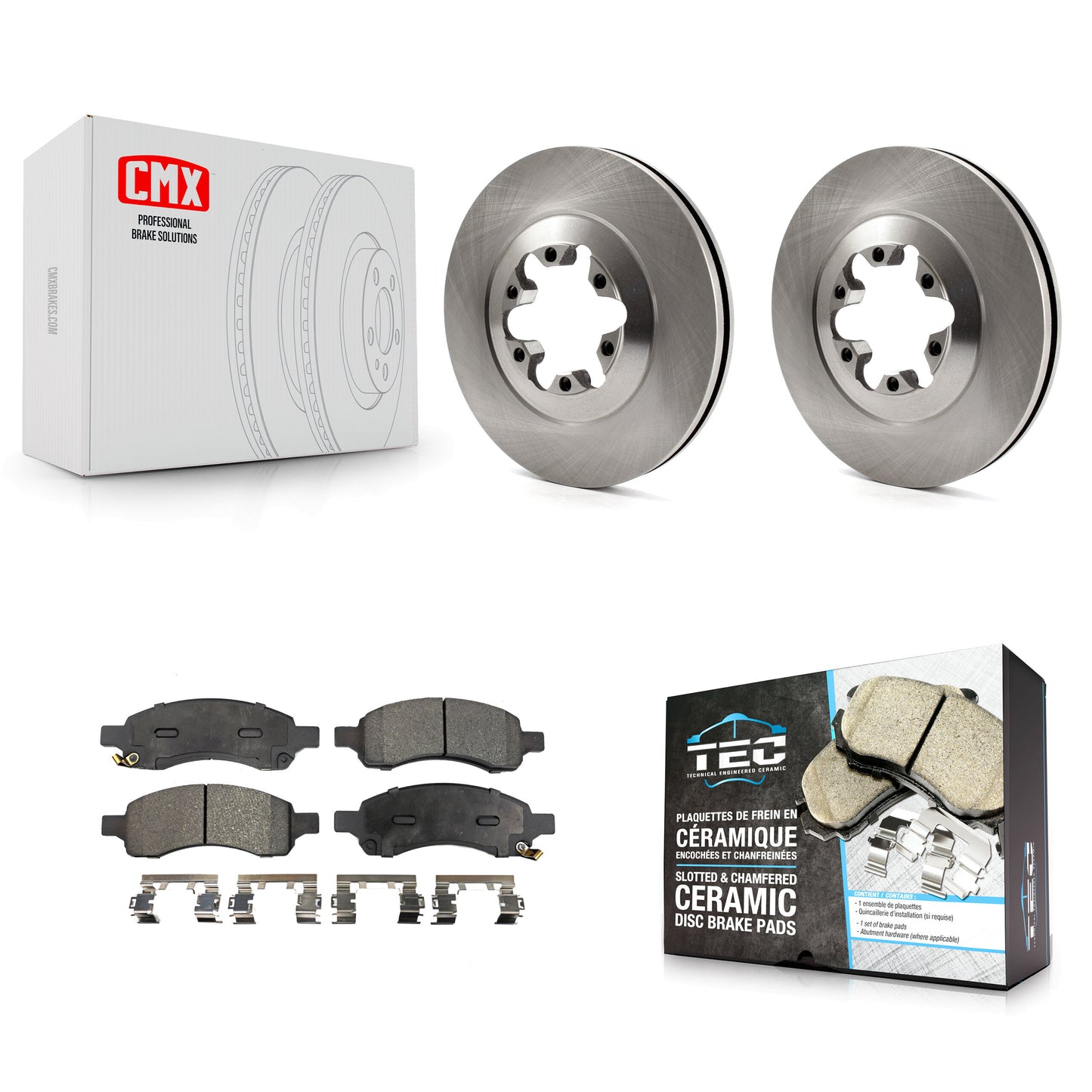 [Avant] Kit de Disque et plaquette (céramique) de frein pour Chevrolet Colorado GMC Canyon K8T-100074