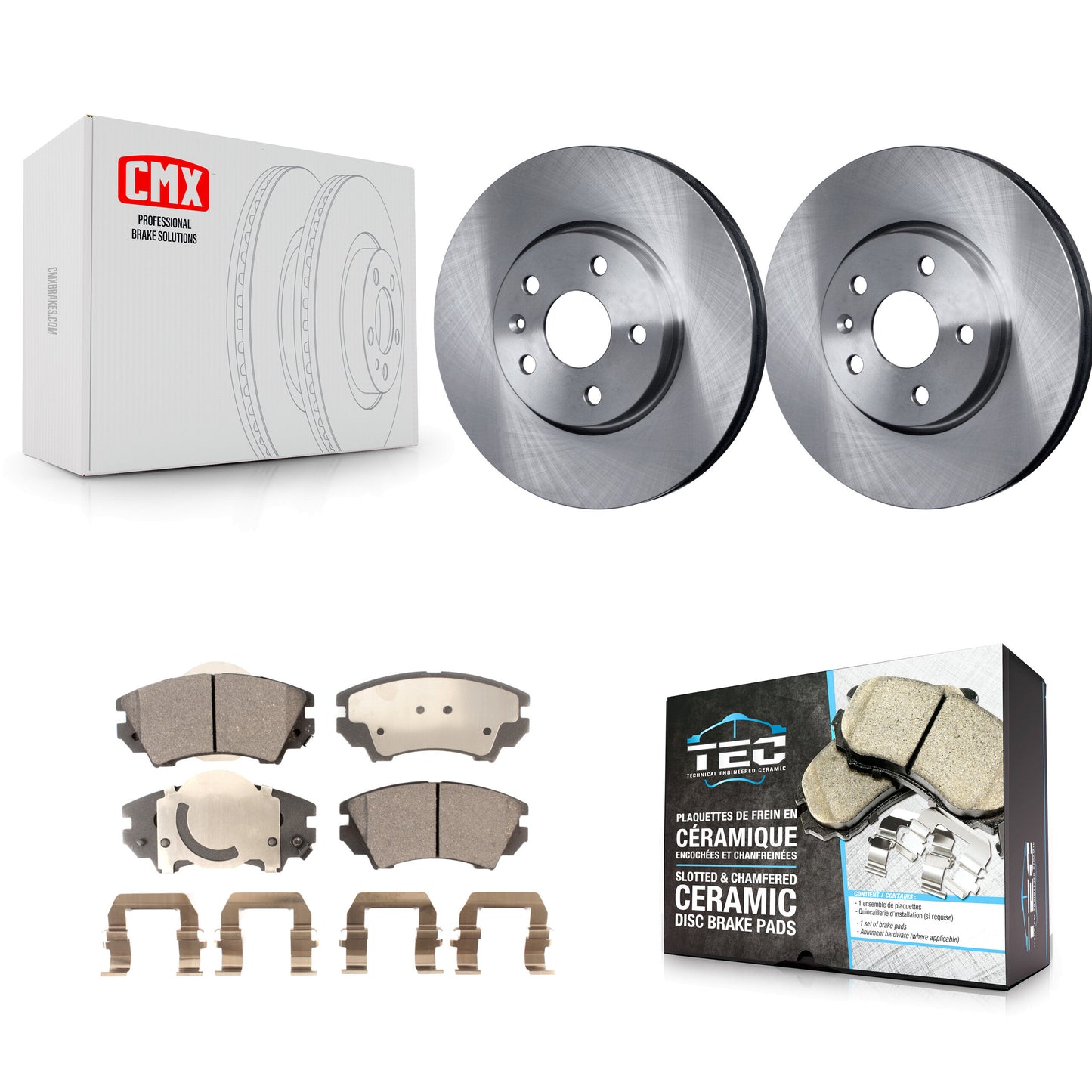 [Avant] Kit de Disque et plaquette (céramique) de frein pour 2010-2015 Chevrolet Camaro LT LS K8T-100076