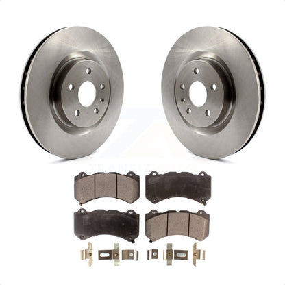 [Avant] Kit de Disque et plaquette (céramique) de frein pour 2014 Chevrolet Camaro ZL1 K8T-100079 par Transit Auto