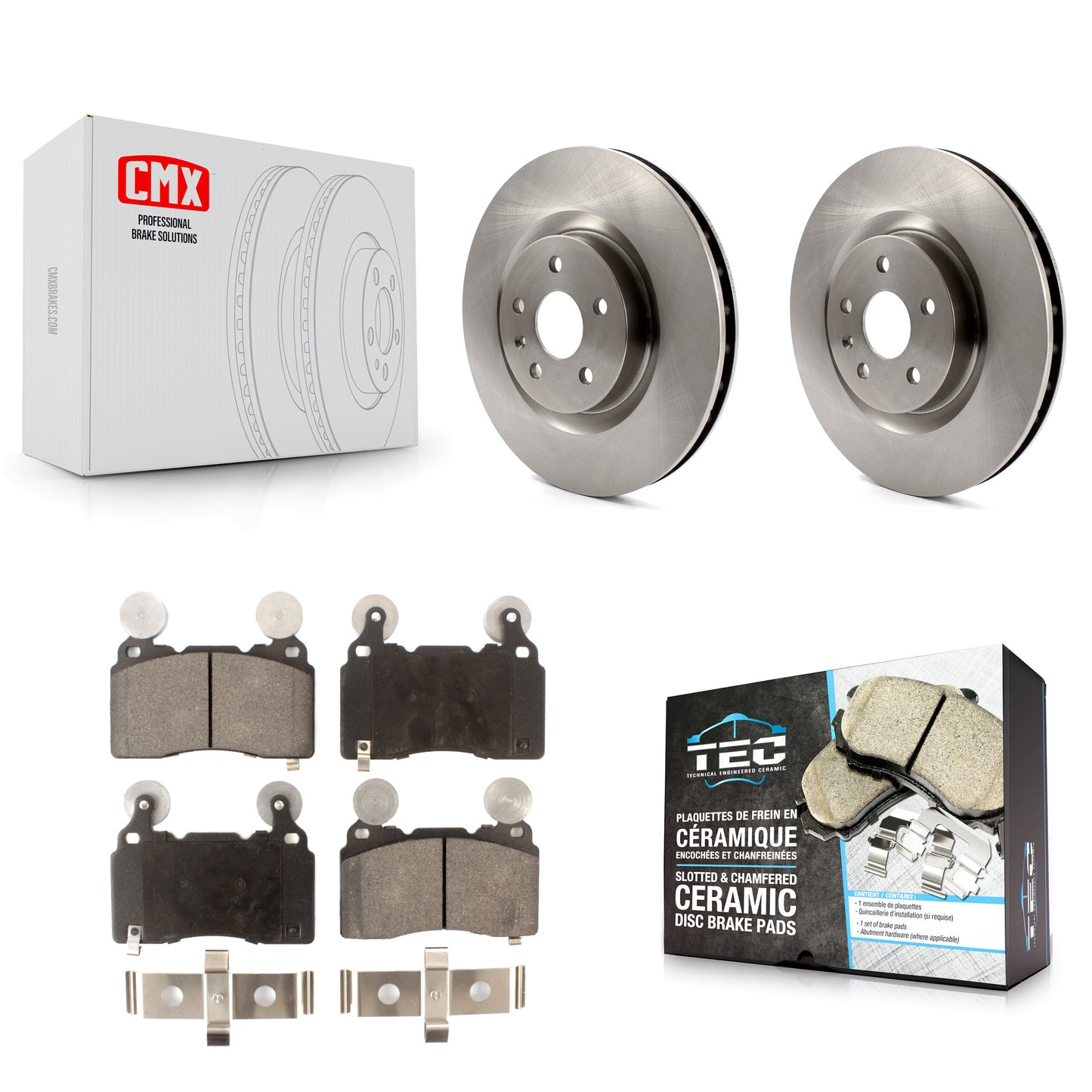 [Avant] Kit de Disque et plaquette (céramique) de frein pour Chevrolet Camaro SS K8T-100080