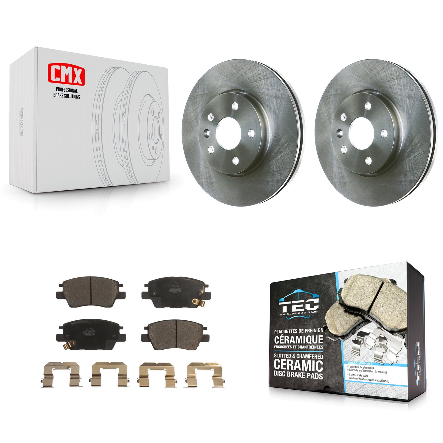[Avant] Kit de Disque et plaquette (céramique) de frein pour Chevrolet Cruze Volt Bolt EV EUV K8T-100083