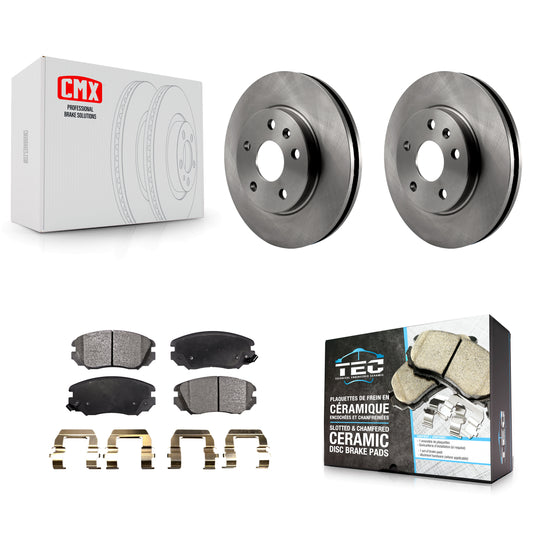 [Avant] Kit de Disque et plaquette (céramique) de frein pour Chevrolet Malibu Buick LaCrosse Regal Limited K8T-100084