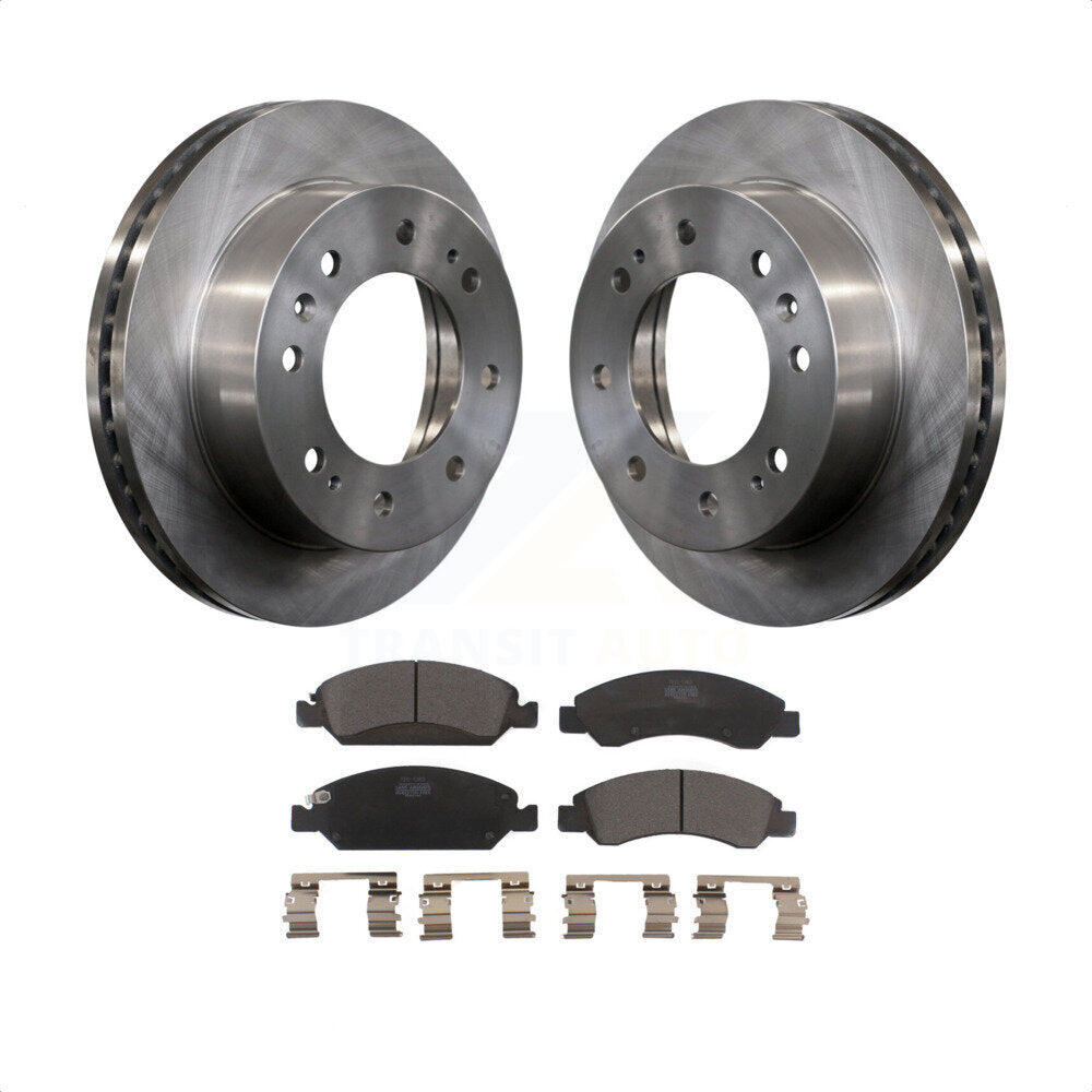 [Avant] Kit de Disque et plaquette (céramique) de frein pour Chevrolet Silverado 1500 Suburban K8T-100085 par Transit Auto
