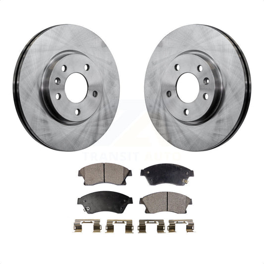 [Avant] Kit de Disque et plaquette (céramique) de frein pour Chevrolet Cruze Buick Verano Volt Orlando K8T-100087 par Transit Auto