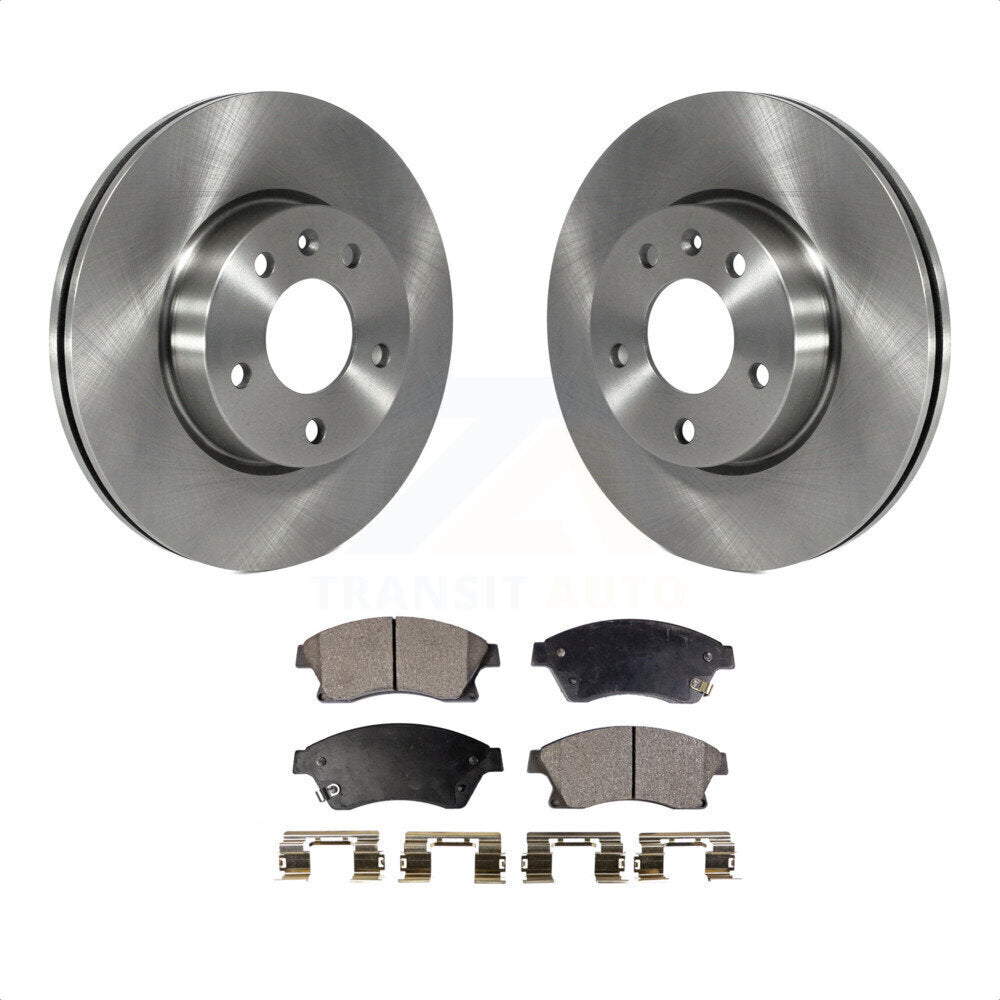 [Avant] Kit de Disque et plaquette (céramique) de frein pour Cadillac ATS K8T-100091 par Transit Auto