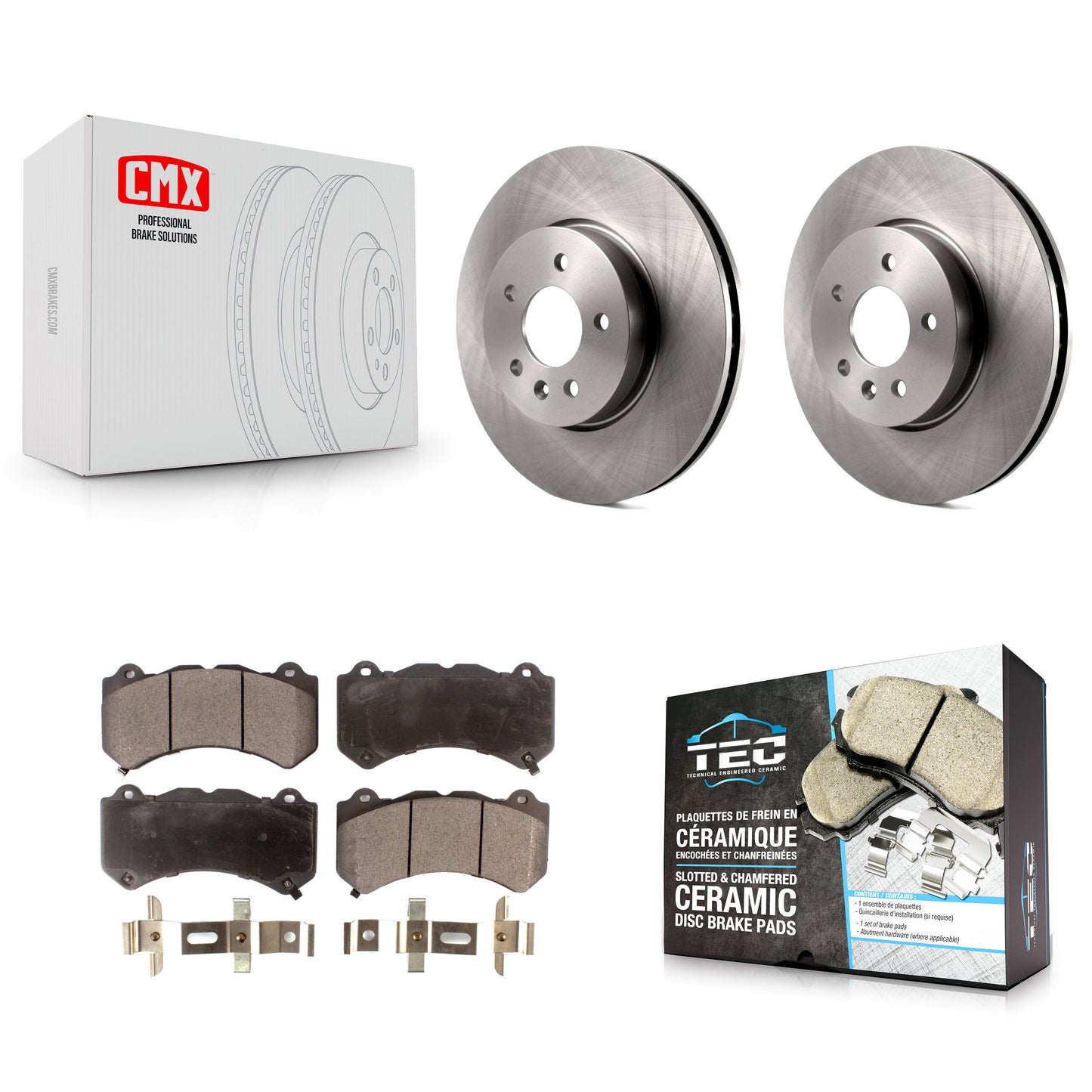 [Avant] Kit de Disque et plaquette (céramique) de frein pour Cadillac ATS V K8T-100093