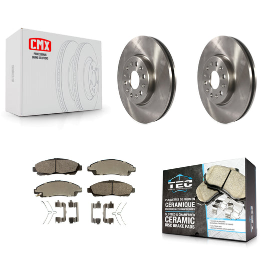 [Avant] Kit de Disque et plaquette (céramique) de frein pour Chevrolet Traverse GMC Acadia Buick Enclave Blazer K8T-100094