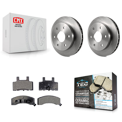 [Avant] Kit de Disque et plaquette (céramique) de frein pour Chevrolet Tahoe GMC Yukon K2500 Suburban K1500 K8T-100096