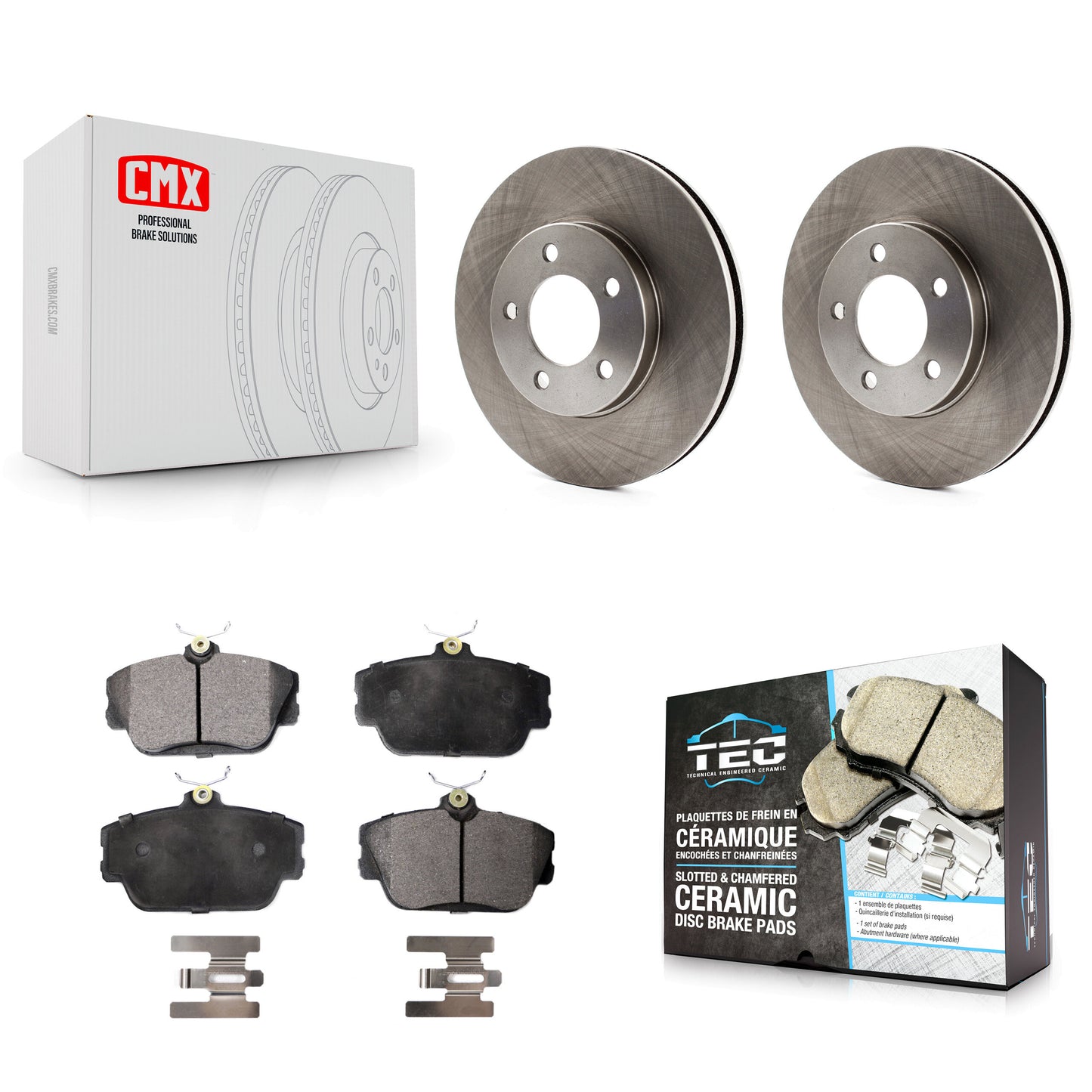[Avant] Kit de Disque et plaquette (céramique) de frein pour 1994-1995 Ford Taurus SHO K8T-100101