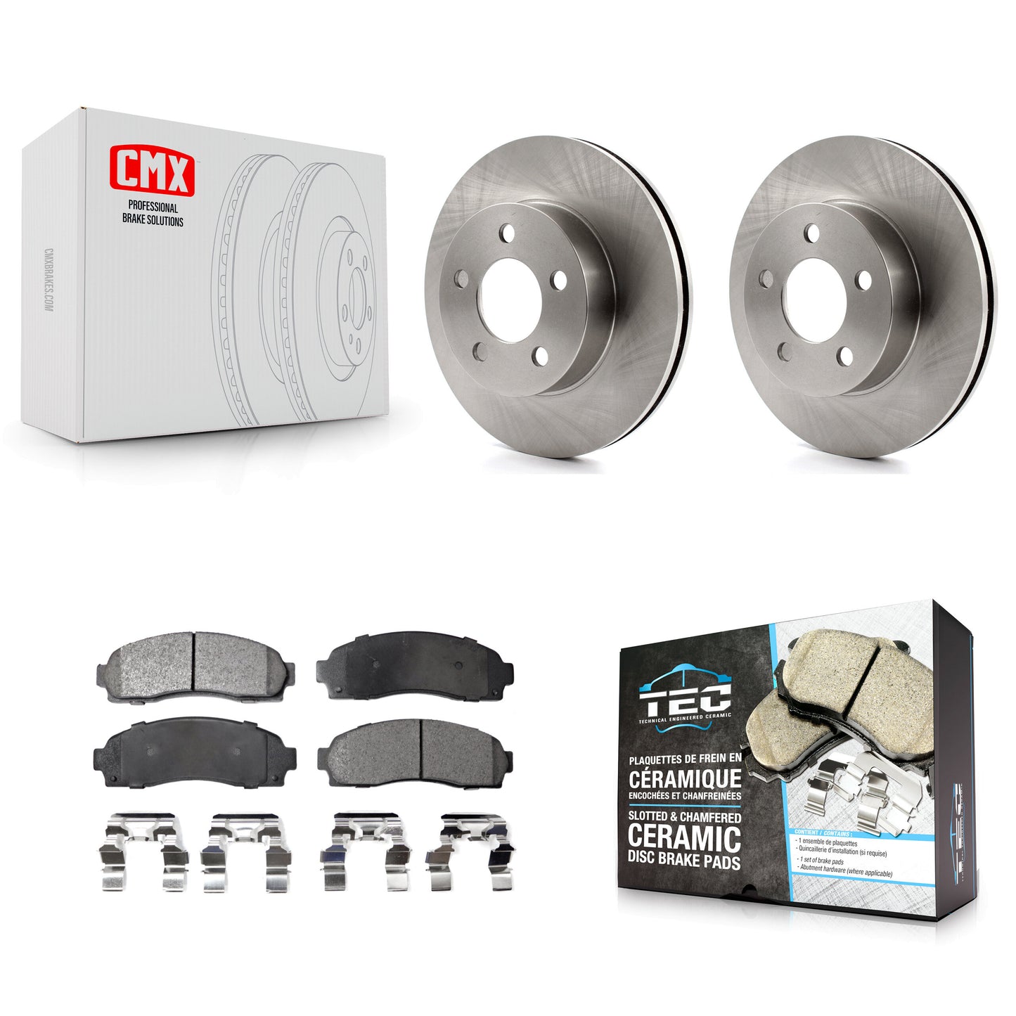 [Avant] Kit de Disque et plaquette (céramique) de frein pour Ford Ranger Mazda B4000 4WD K8T-100104