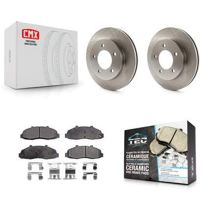 [Avant] Kit de Disque et plaquette (céramique) de frein pour Ford F-150 Heritage 4WD K8T-100106
