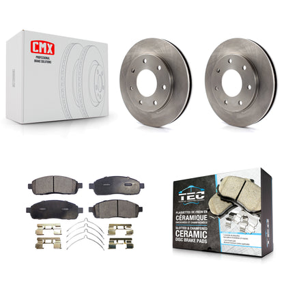 [Avant] Kit de Disque et plaquette (céramique) de frein pour 2004 Ford F-150 4WD avec 7 Lug Wheels 11th Digit Of Vin Is C K8T-100108