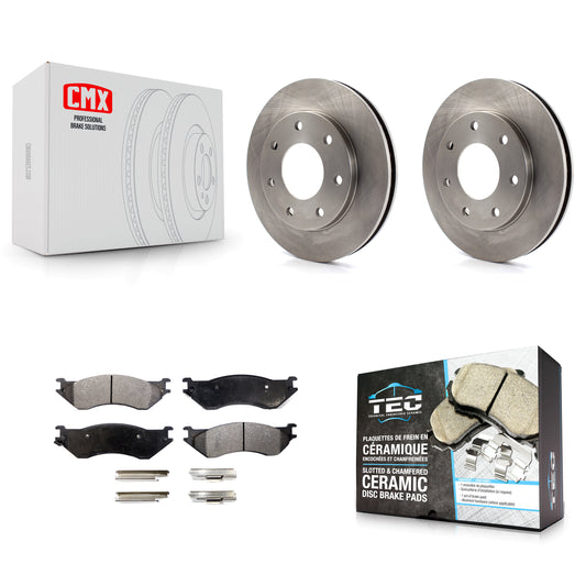 [Avant] Kit de Disque et plaquette (céramique) de frein pour Ford F-150 F-250 HD Heritage 4WD K8T-100109
