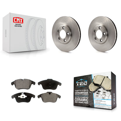[Avant] Kit de Disque et plaquette (céramique) de frein pour 2005 Jaguar S-Type Sport Base From Chassis VIN #N52048 K8T-100116