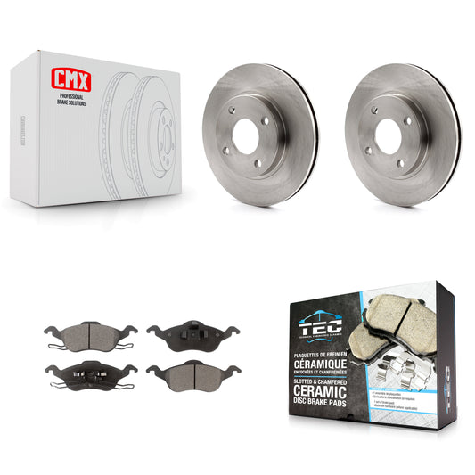[Avant] Kit de Disque et plaquette (céramique) de frein pour Ford Focus K8T-100118