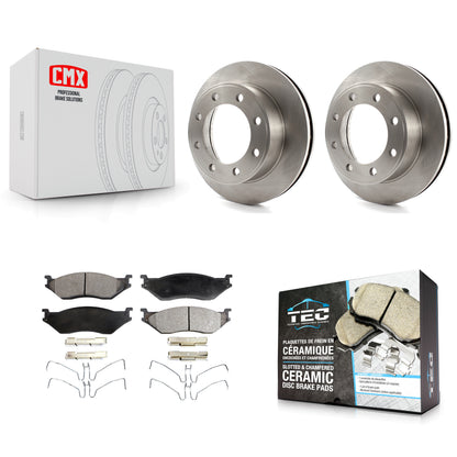 [Avant] Kit de Disque et plaquette (céramique) de frein pour Ford F-550 Super Duty F-450 K8T-100119